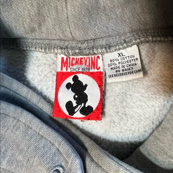 Mickey Inc, Walt Disney World sweatshirt, grey ,size XL, no hood - Picture 6 of 6